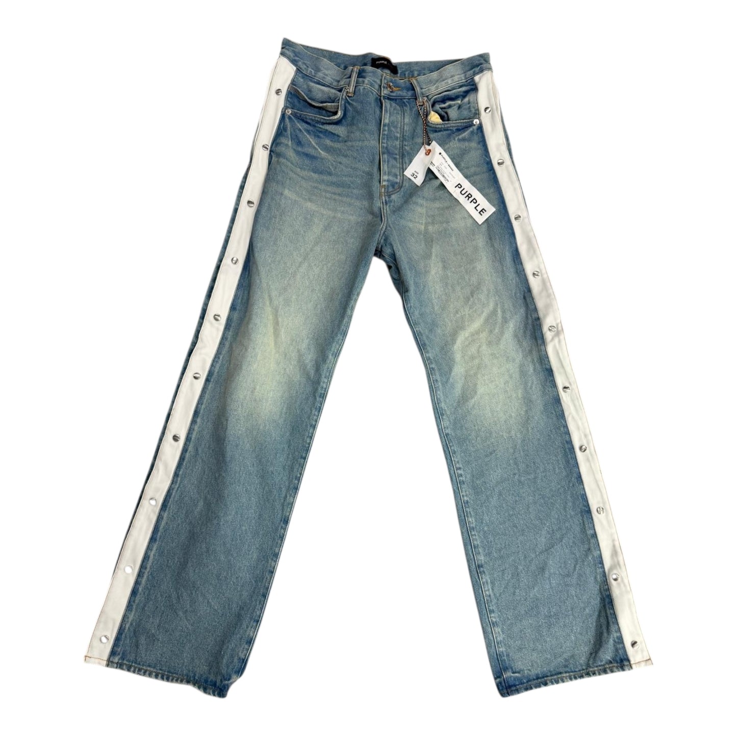 Buttoned Baggy Jeans