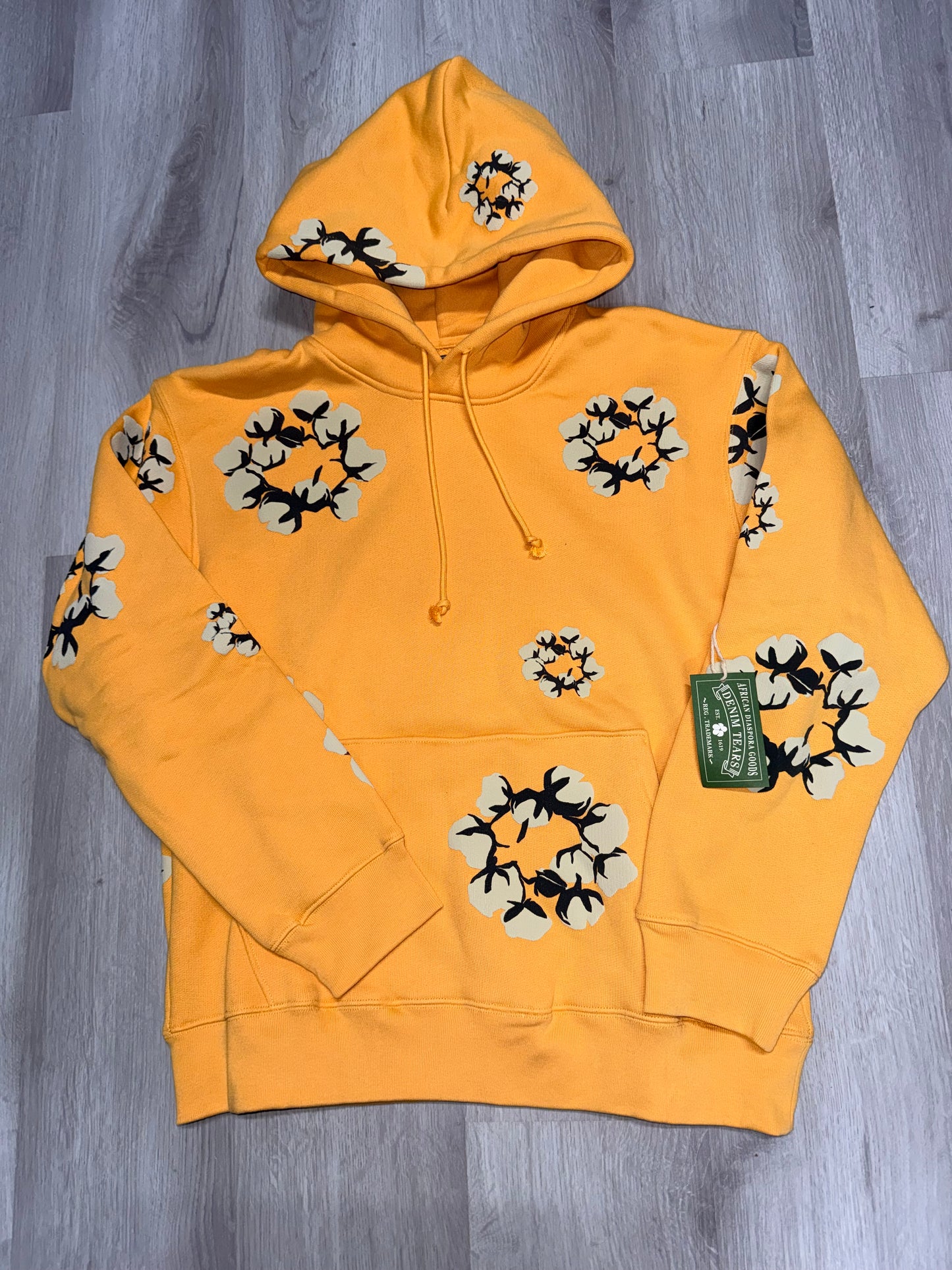 Cactus Wreath Yellow Hoodie