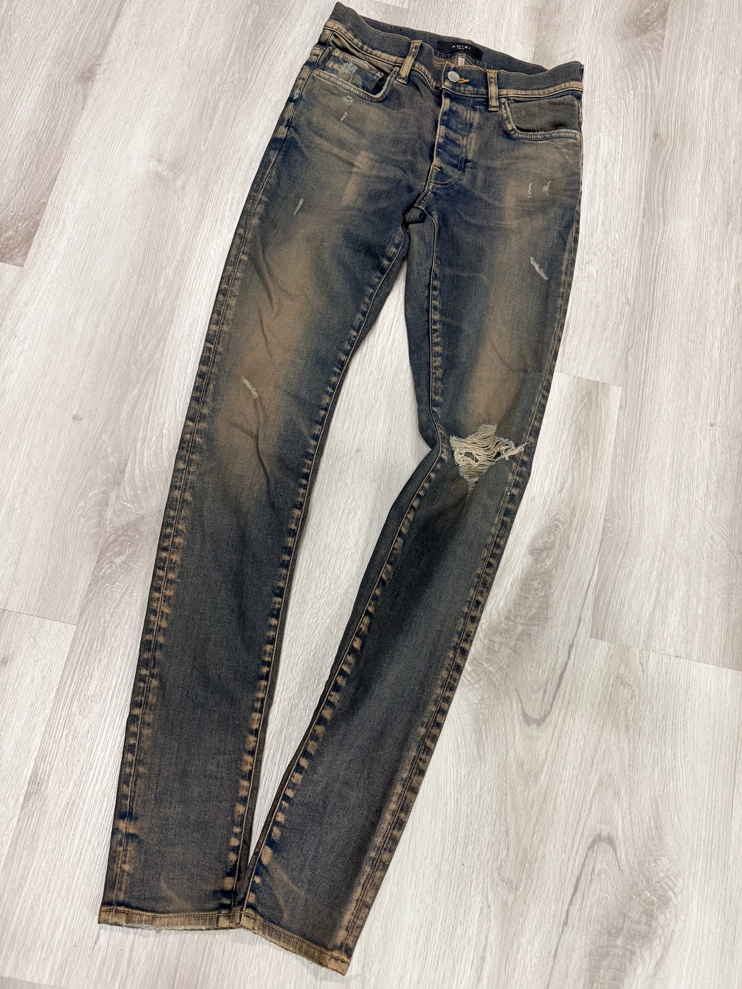 Dark Blue Thrasher Jean