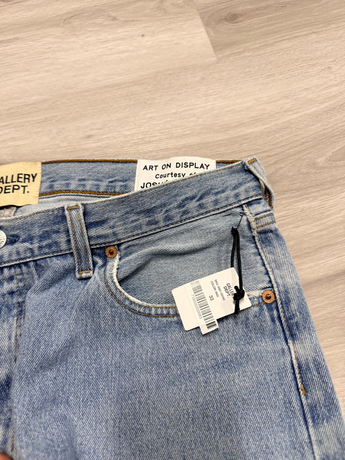 Light Indigo Blue Jeans