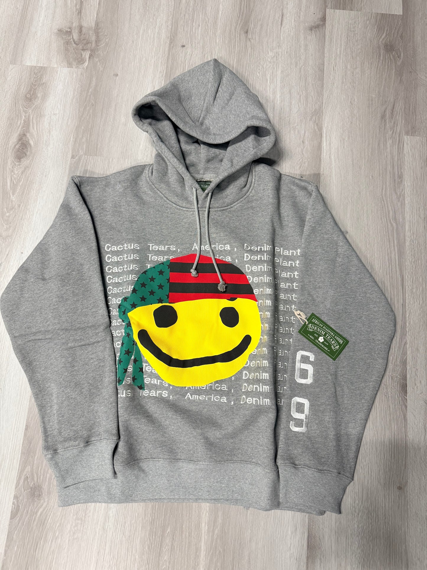Plant Hoodie Grey