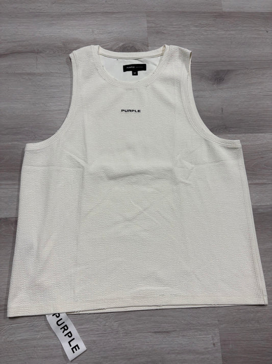 P Logo Tank Top White