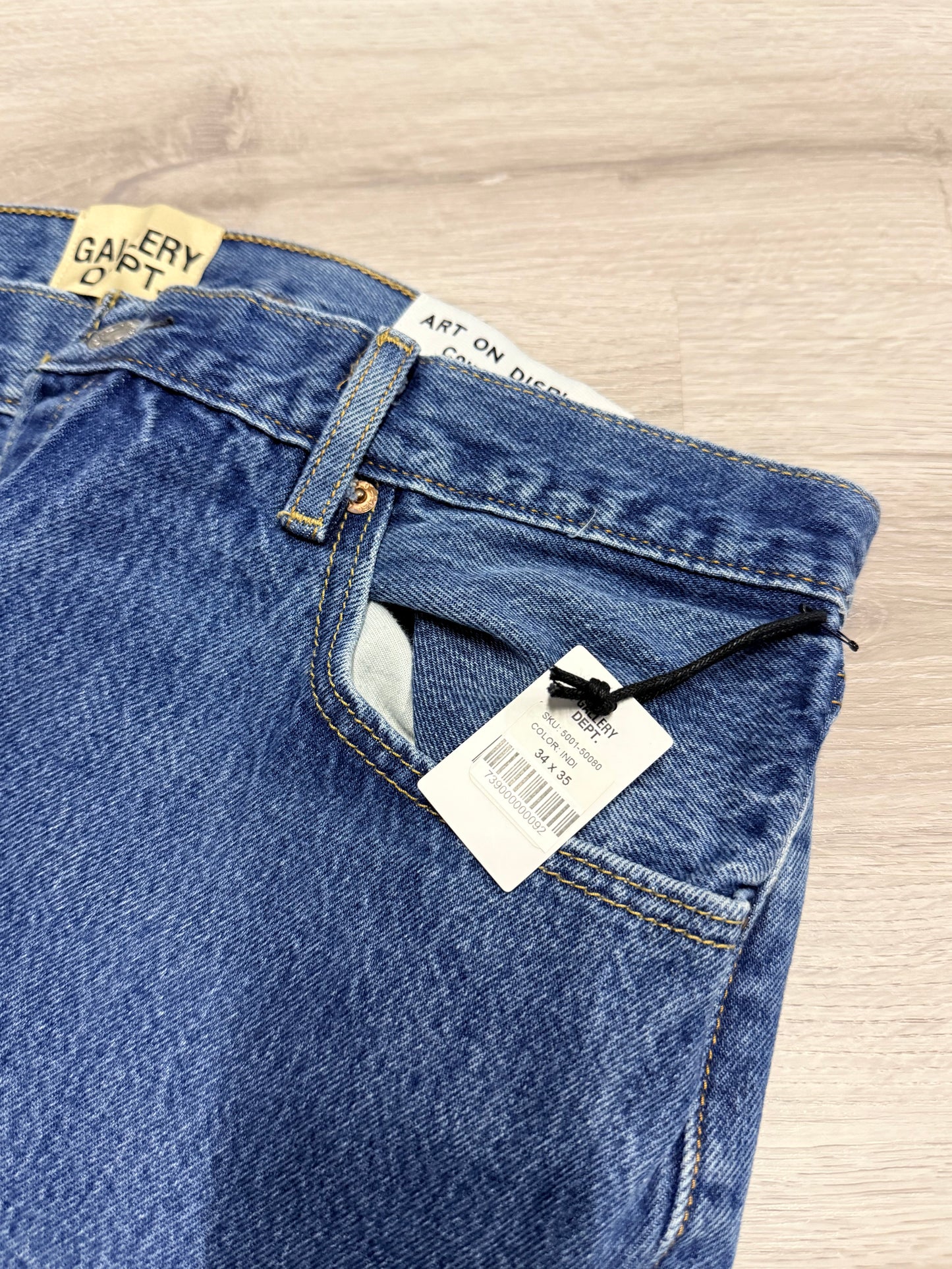 Blue Indigo Relaxed Jeans