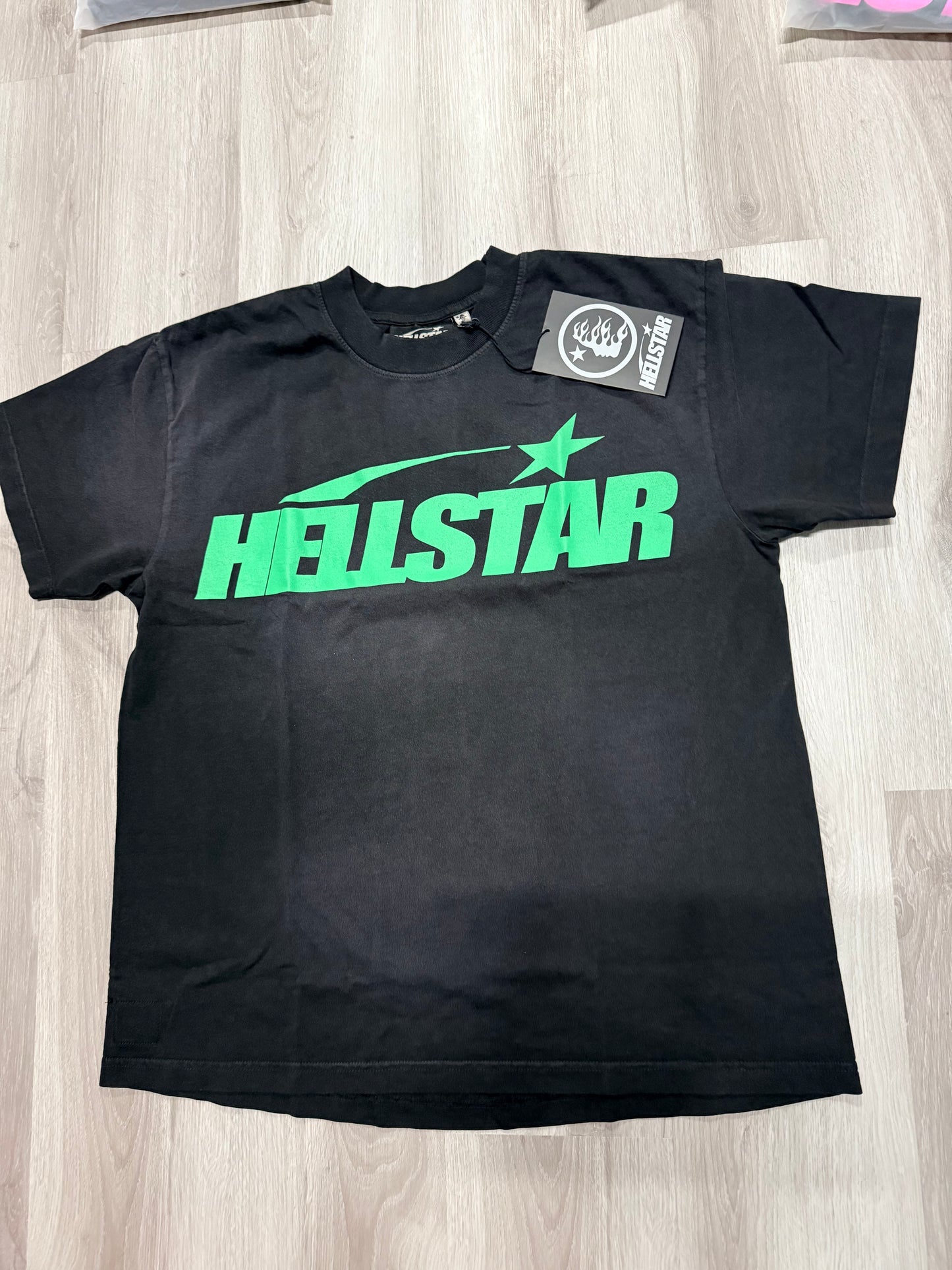 Classic logo Tee Green/Black