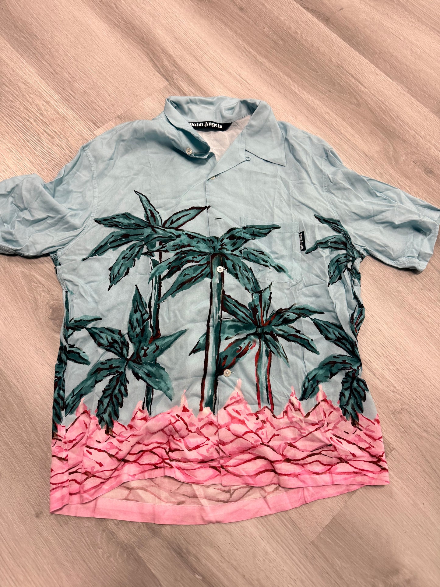 Palm Tree Button Up Shirt