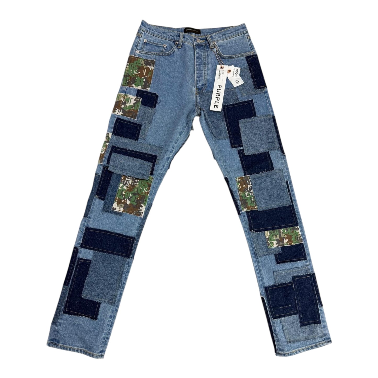 Patchwork Skinny Jeans