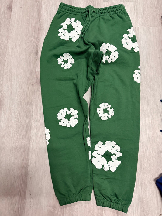Green Wreath Joggers