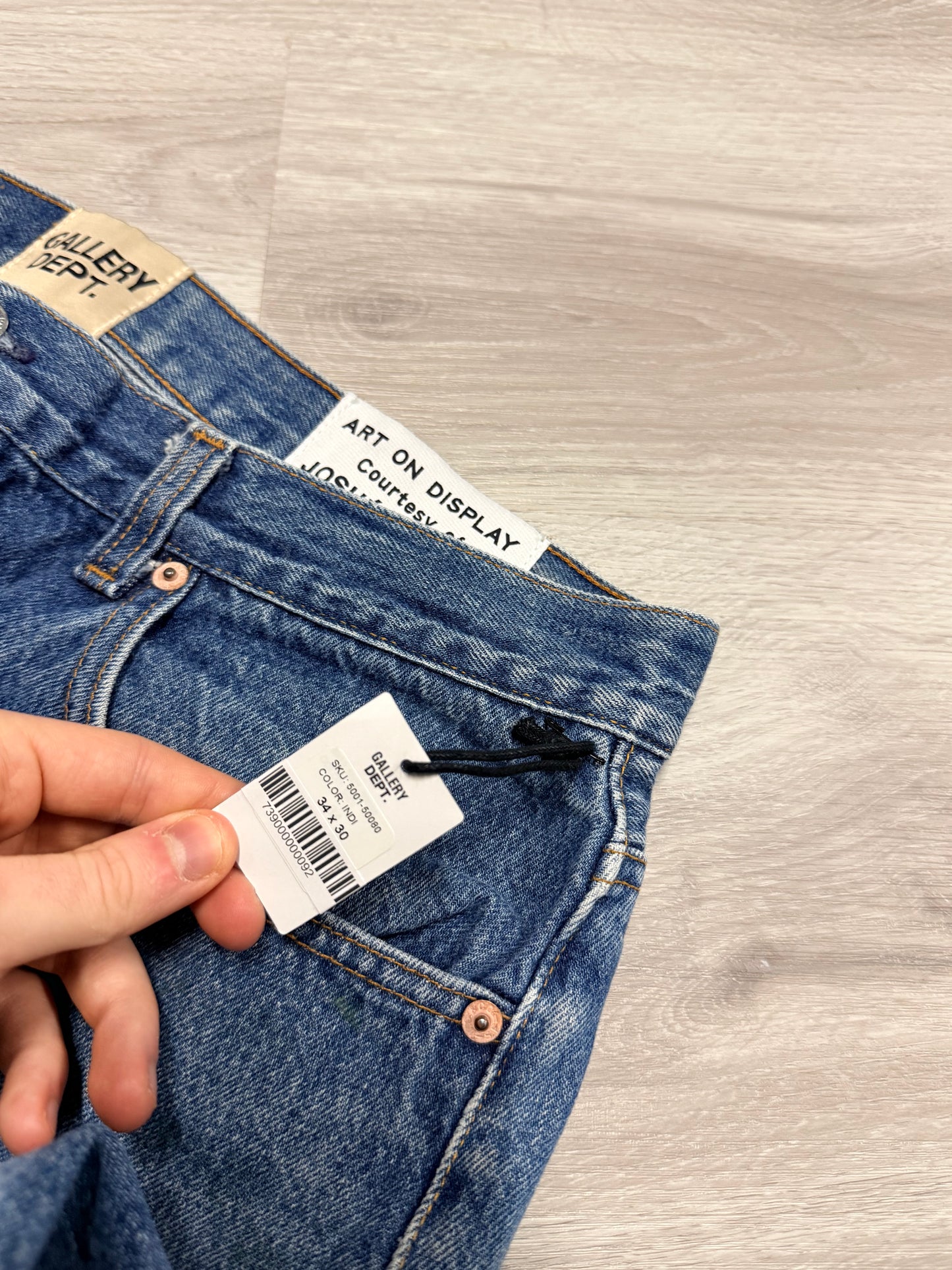 Dark Blue Relaxed Jeans