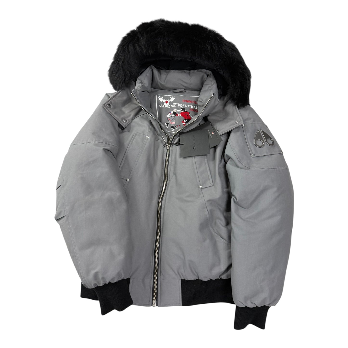 Grey Ballistic Bomber