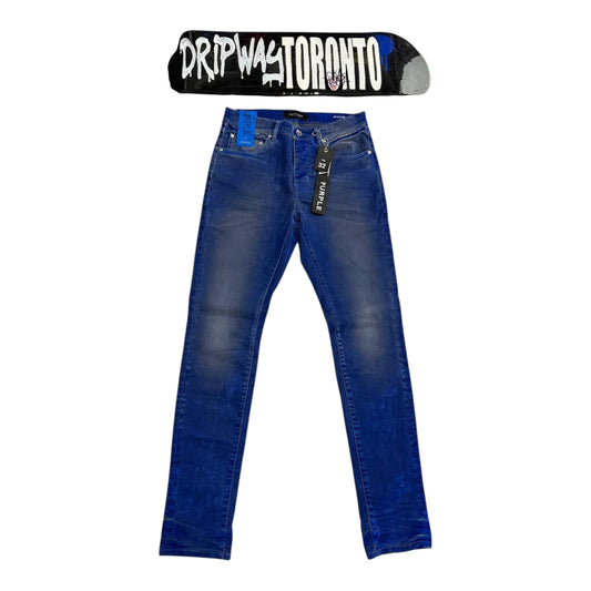 Black Label Blue Suede Jeans