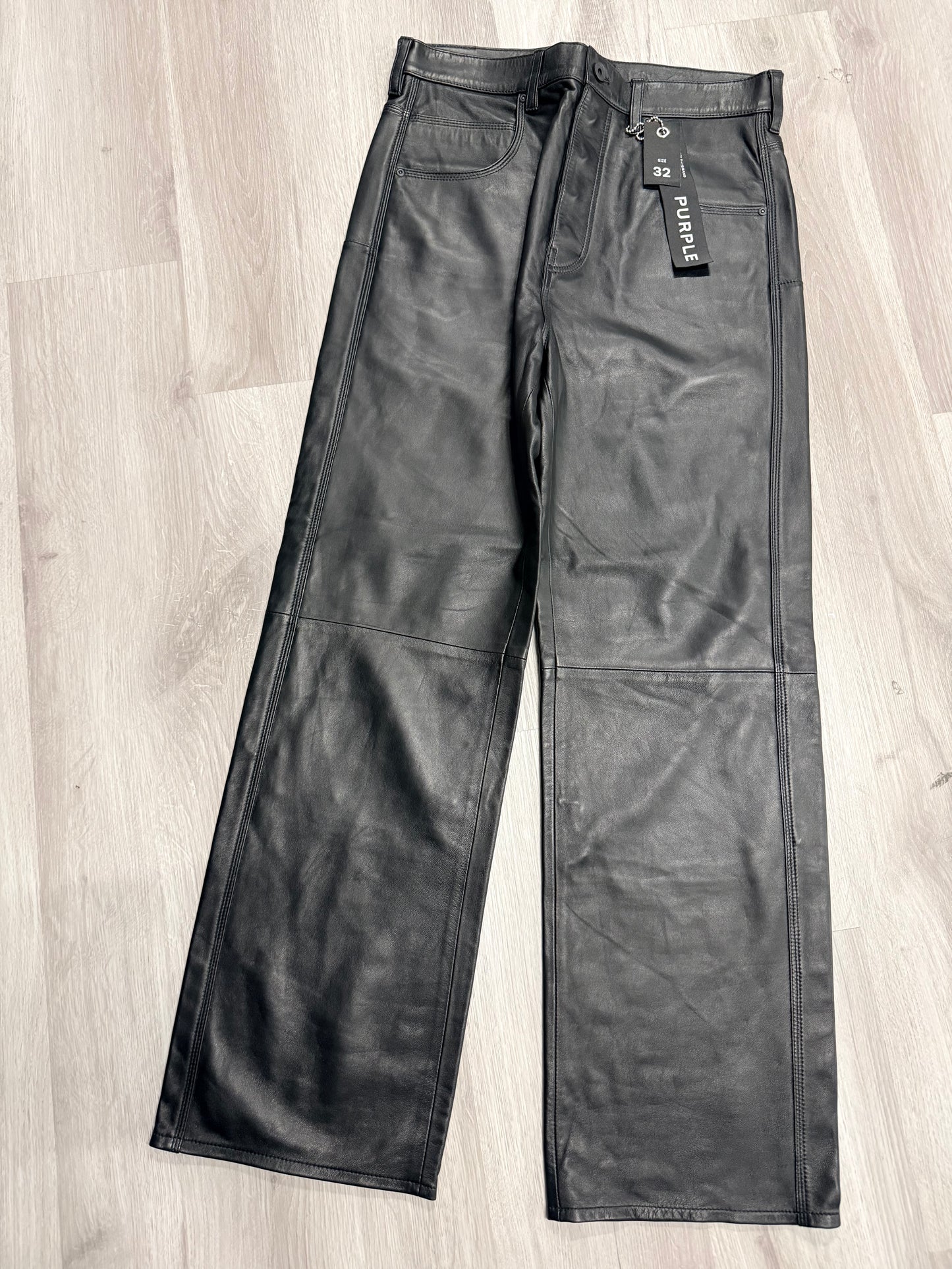 Black Label Leather Pants