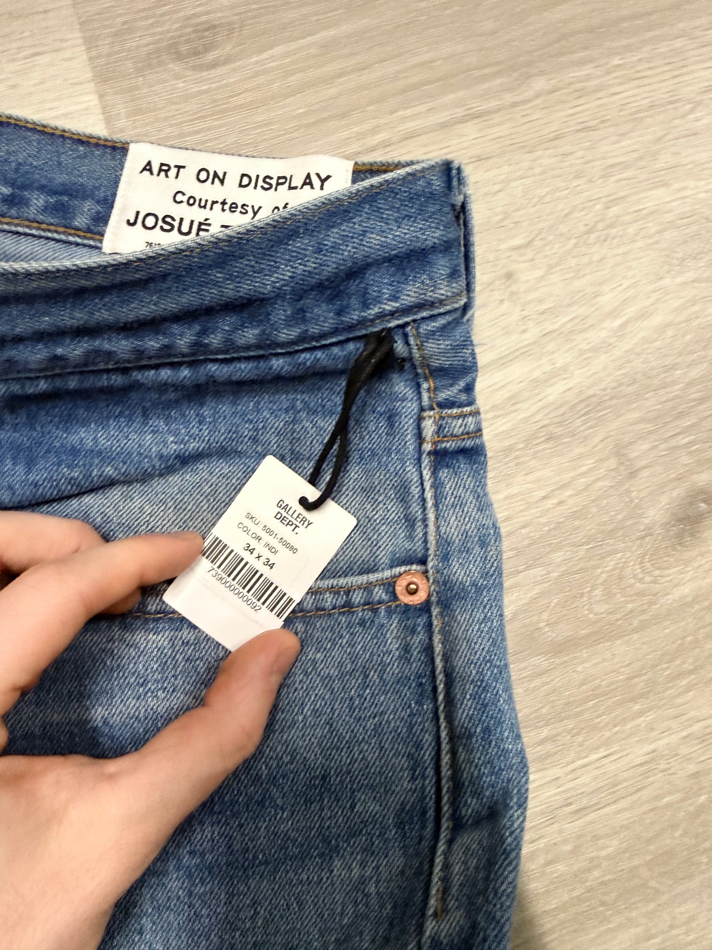 Blue Indigo Relaxed Jeans