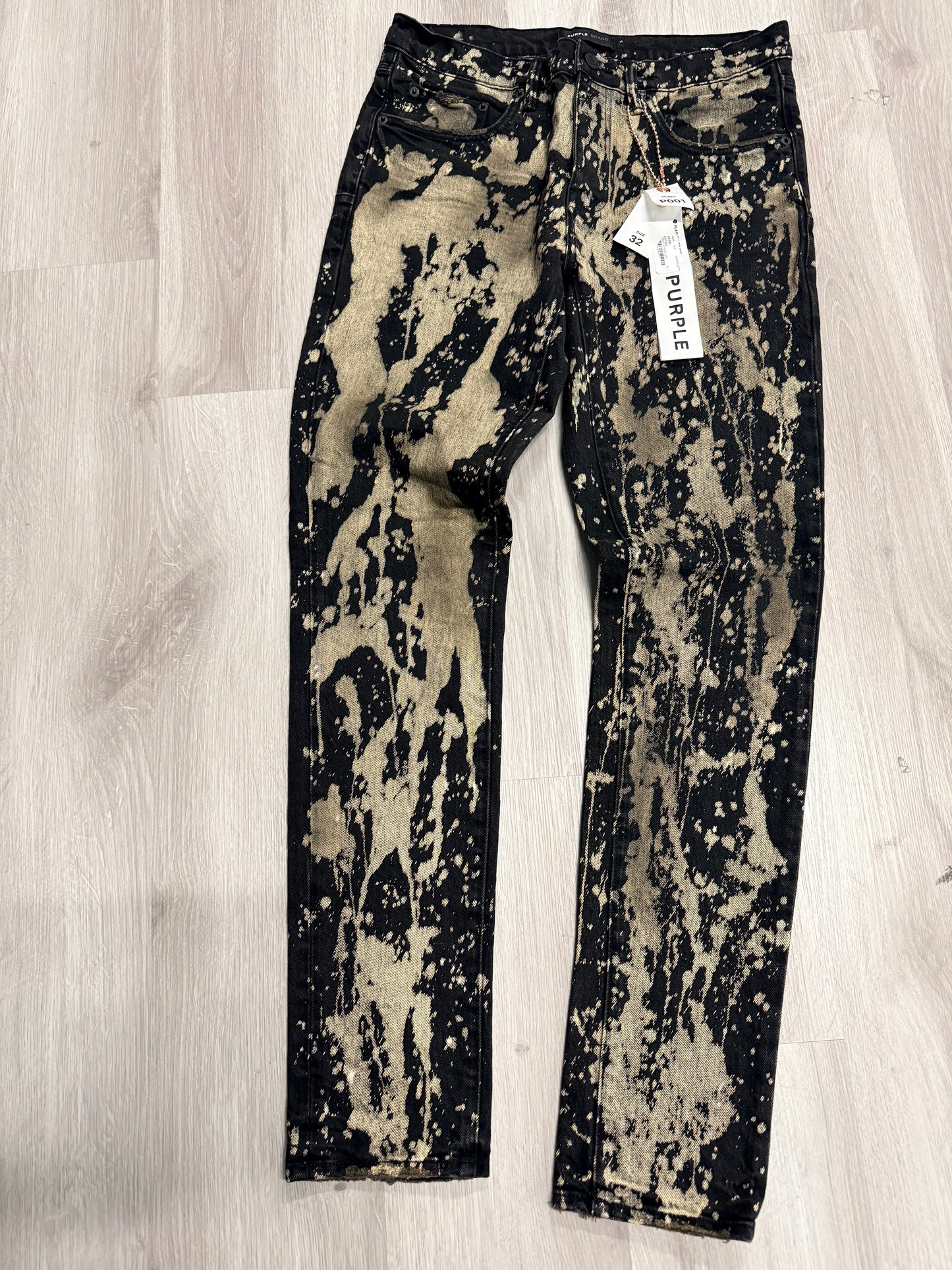 Gold/Black P-001 Jeans