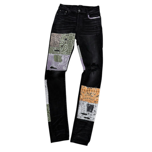 Art Patch Skinny Jeans
