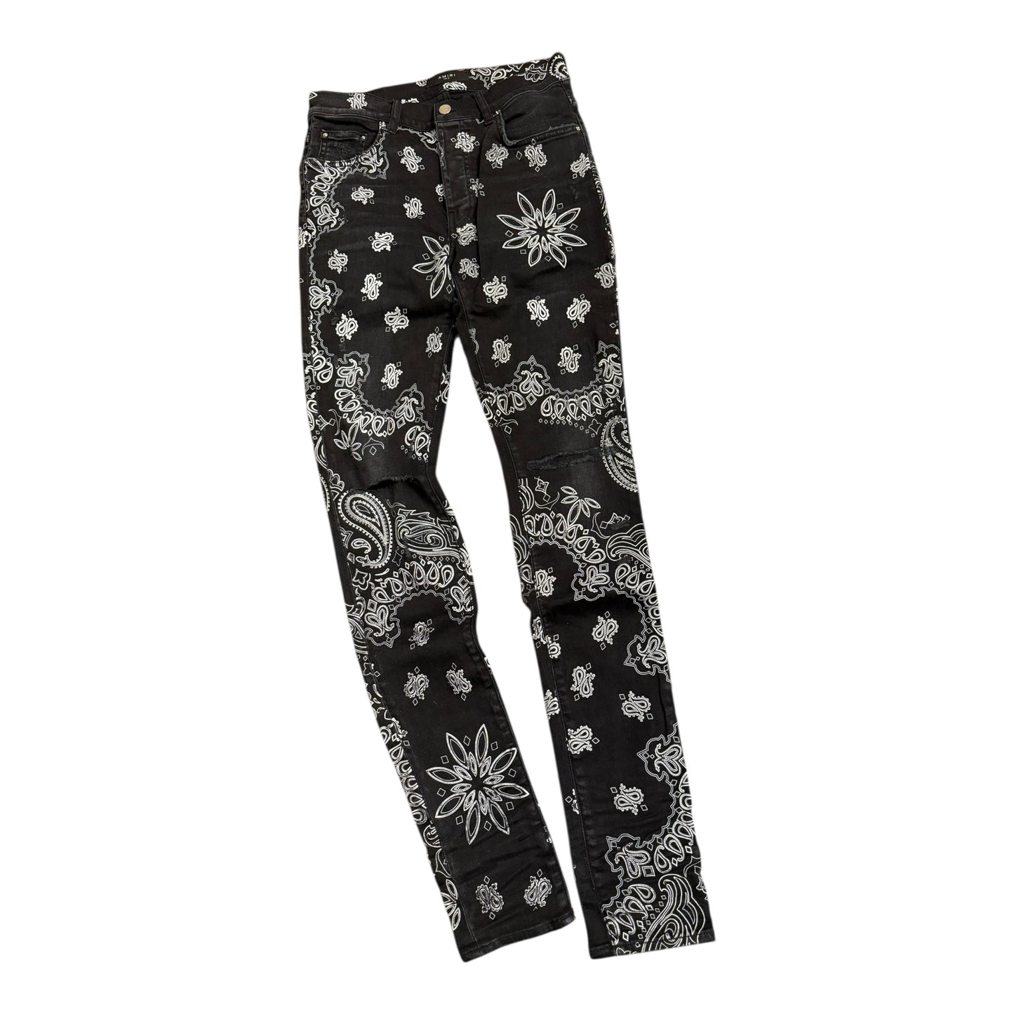 Black Bandana Jeans